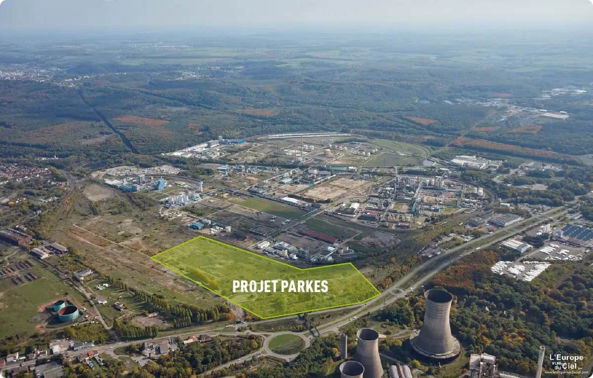 vue aerienne projet parkes